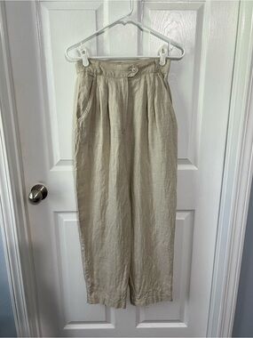 Vintage 100% Linen Women’s Pants